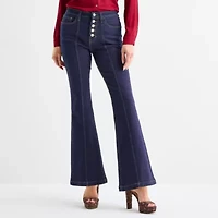 Bold Elements Womens High Rise Flare Leg Jean