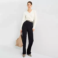 Worthington Womens V Neck Long Sleeve Pullover Sweater