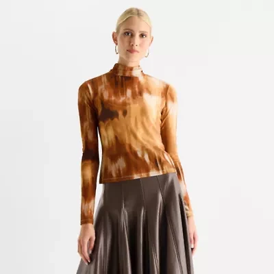 Worthington Womens Long Sleeve Turtleneck