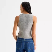 a.n.a Womens V Neck Button Sweater Vest