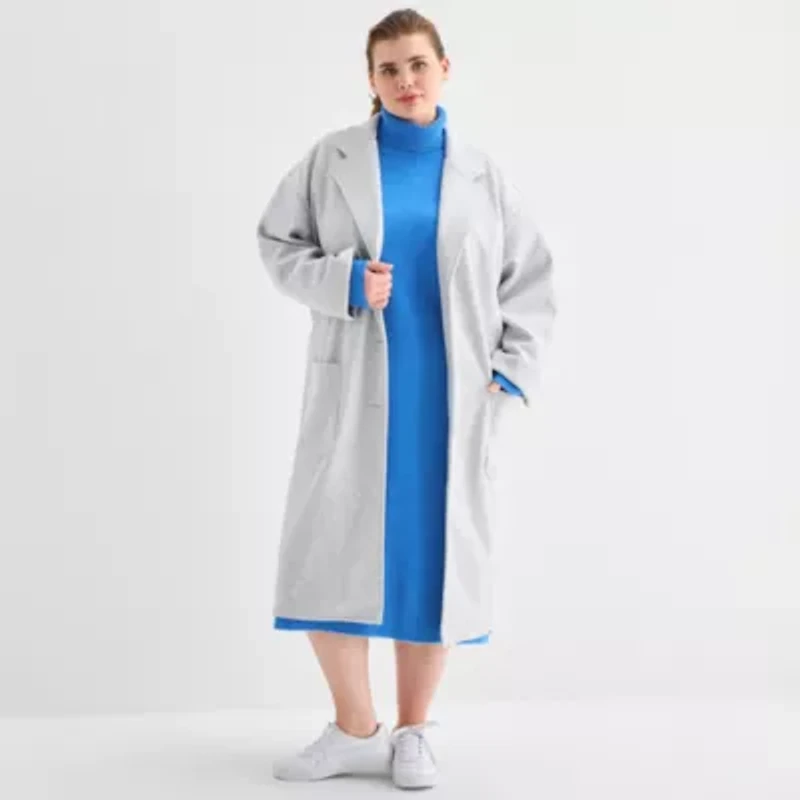 Stylus Womens Plus Midweight Overcoat