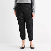Worthington Plus Womens Pull-On Pant
