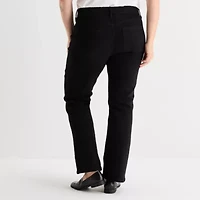 Liz Claiborne Sara Womens Skinny Fit Plus Jean