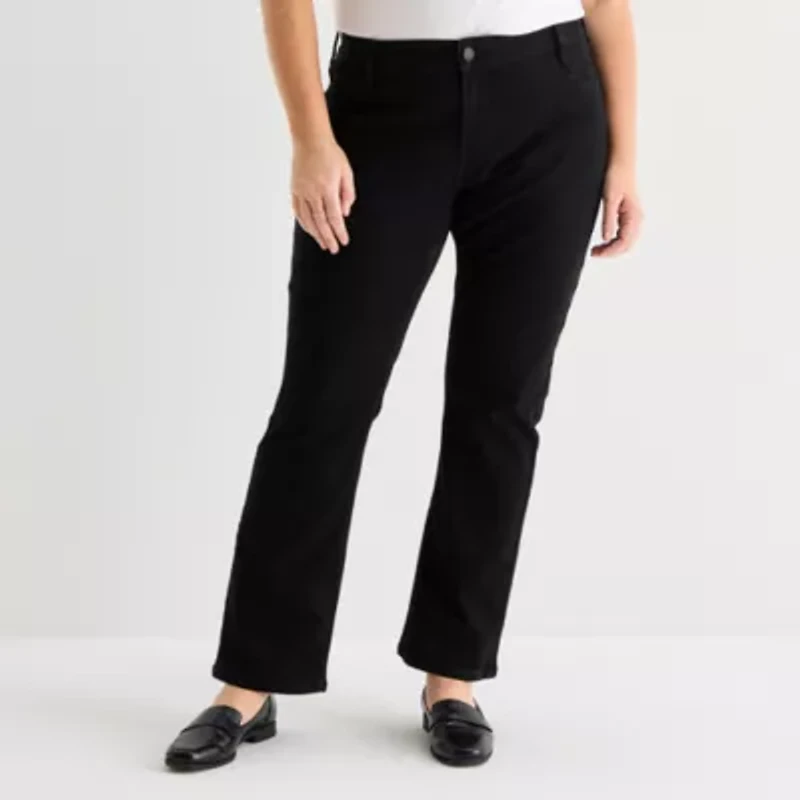 Liz Claiborne Sara Womens Skinny Fit Plus Jean