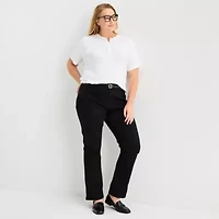 Liz Claiborne Sara Womens Skinny Fit Plus Jean