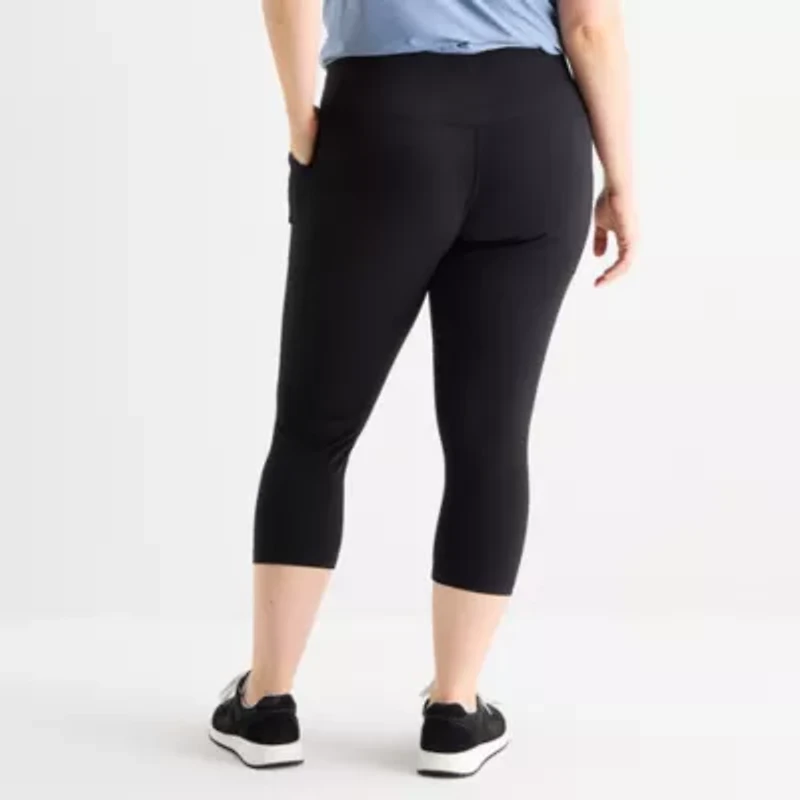 Xersion EverUltra Womens High Rise 21" Plus Cropped Legging