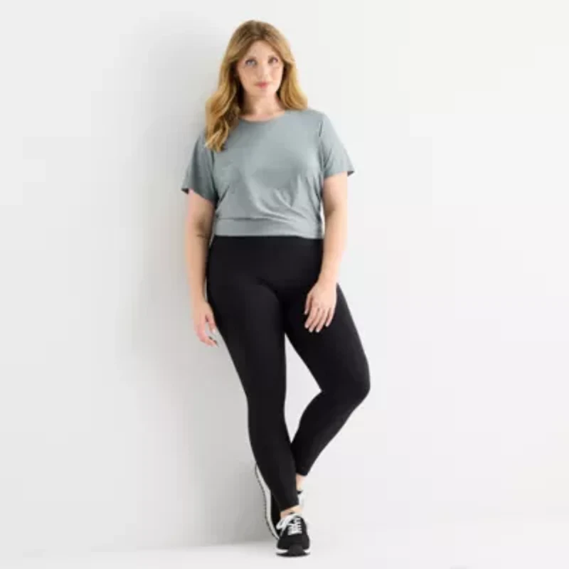 Xersion EverUltra Womens Quick Dry High Rise 28" Active Plus Full Length Leggings