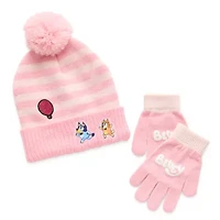 Big Kid Girls 2-pc. Bluey Striped Cold Weather Set