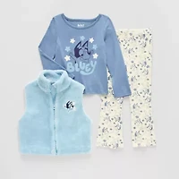 Toddler Girls Bluey 3-pc. Pant Set