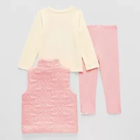 Toddler Girls Princess 3-pc. Pant Set