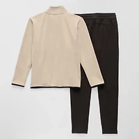 Xersion Little & Big Kid Boys 2-pc. Cozy Quarter Zip Pant Set