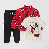 Toddler Boys Mickey Mouse 3-pc. Pant Set
