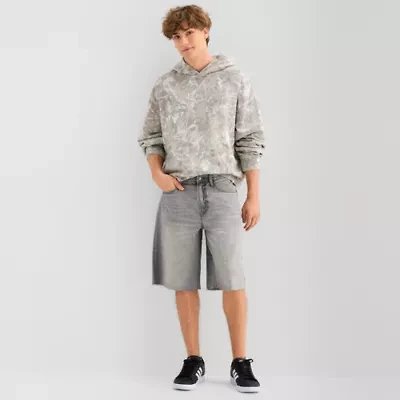 Arizona Mens 12" Mid Rise Denim Short