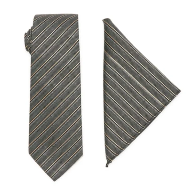 Shaquille O'Neal XLG Striped Tie Set