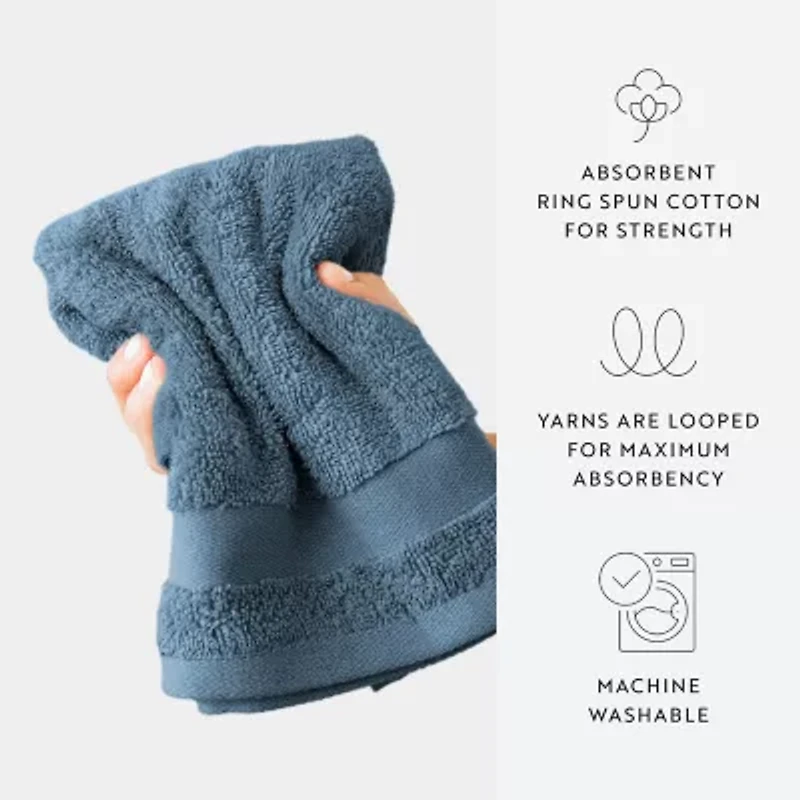 Hotel-Quality 4 Piece Hand Towel Sets - 100% Cotton