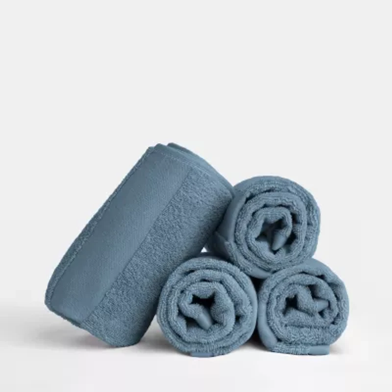 Hotel-Quality 4 Piece Hand Towel Sets - 100% Cotton