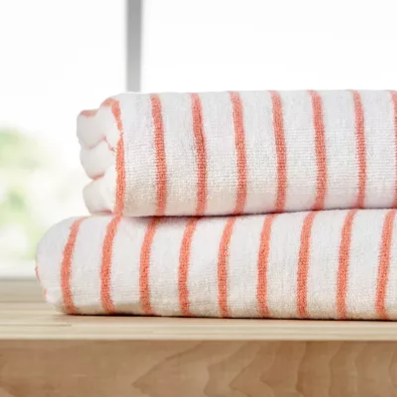 Casual Comfort Cabana Stripe 2 Pack Beach Towel