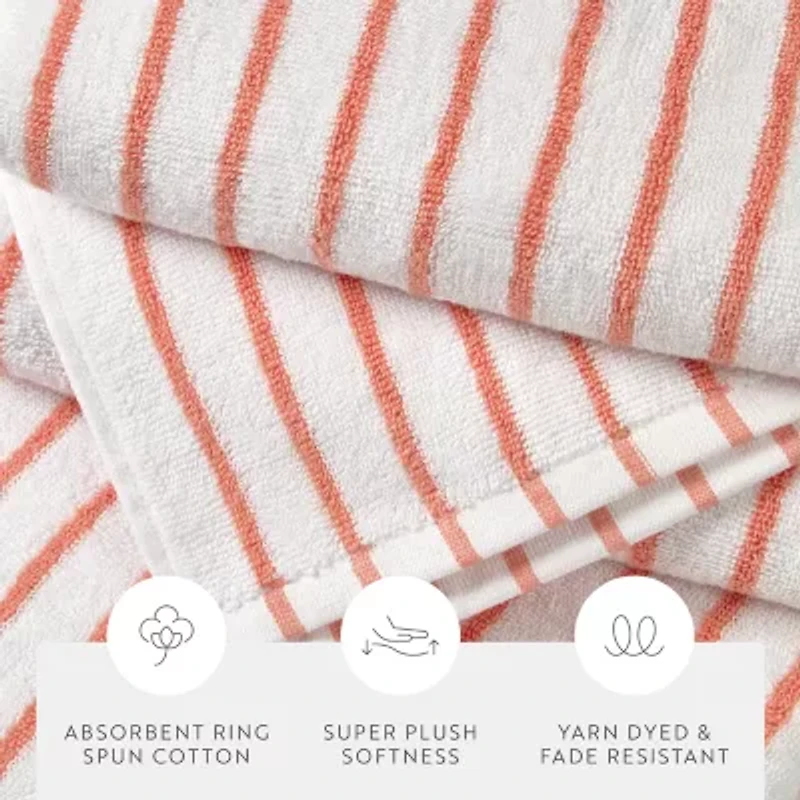 Casual Comfort Cabana Stripe 2 Pack Beach Towel