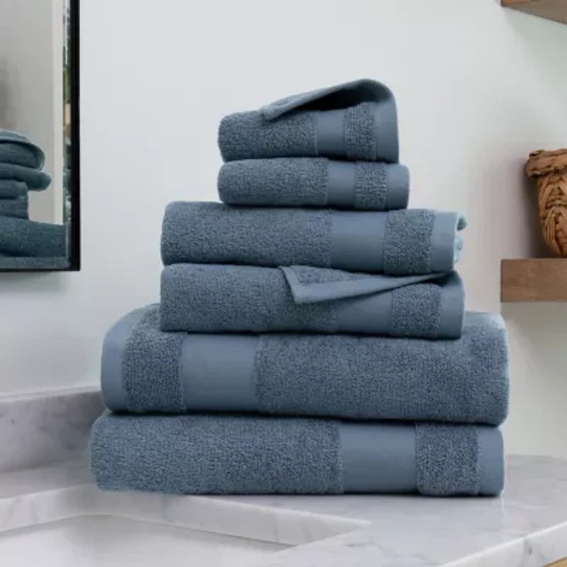 Hotel-Quality 6 Piece Bathroom Towel Sets - 100% Cotton