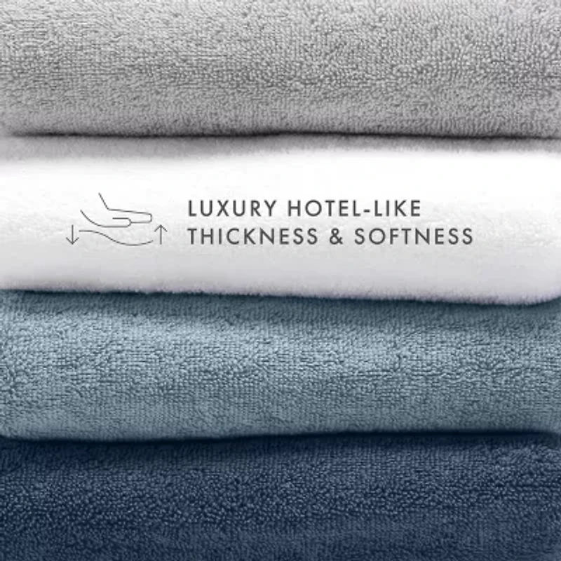 Hotel-Quality 6 Piece Bathroom Towel Sets - 100% Cotton