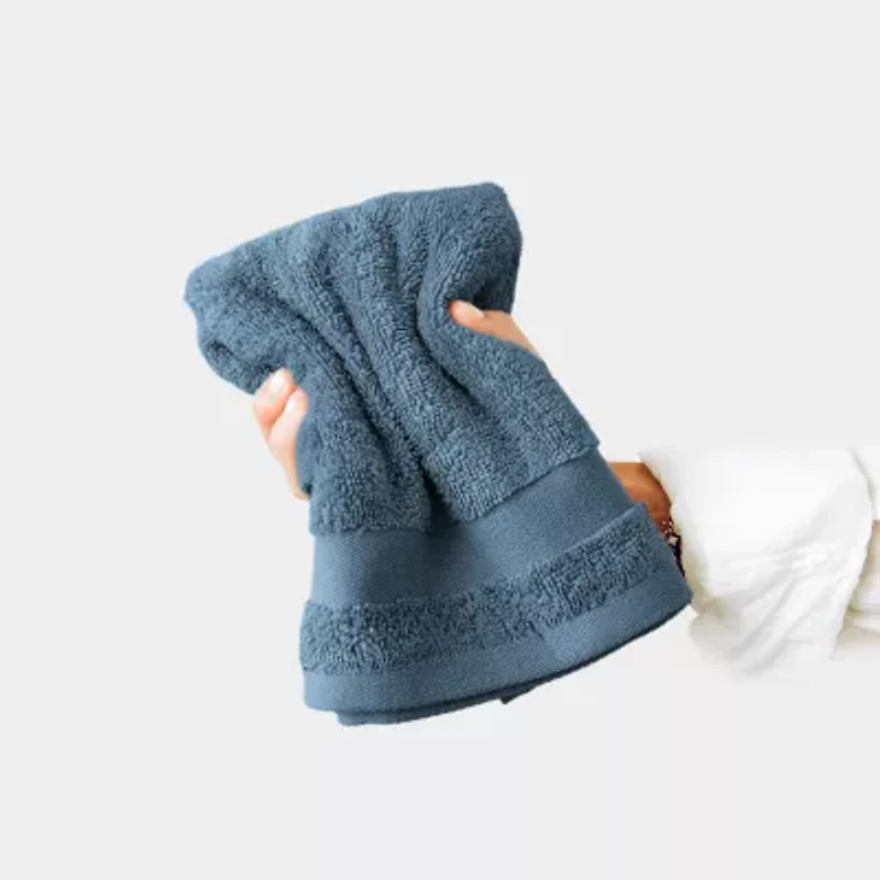 Hotel-Quality 6 Piece Washcloth Towel Sets - 100% Cotton