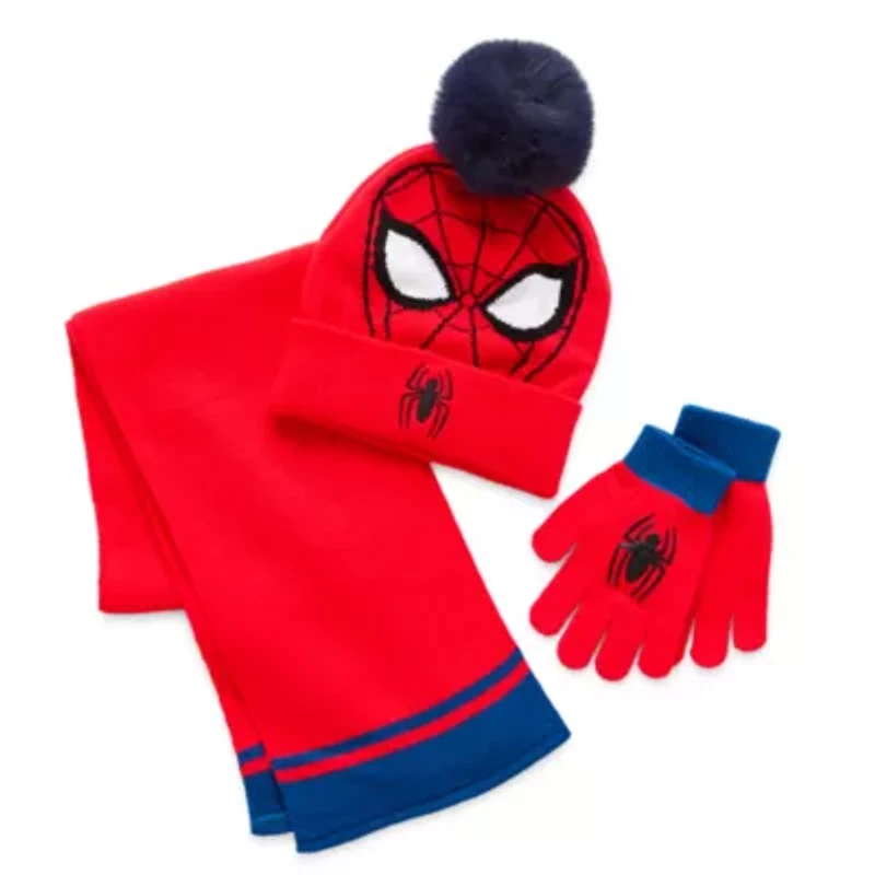 Little & Big Kid Boys 3-pc. Spiderman Cold Weather Set