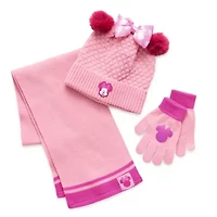 Disney Little & Big Kid Girls 3-pc. Minnie Mouse Cold Weather Set