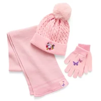 Disney Little & Big Kid Girls 3-pc. Princess Cold Weather Set