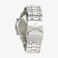 Casio Ediface Mens Silver Tone Stainless Steel Bracelet Watch Efr539de-2av