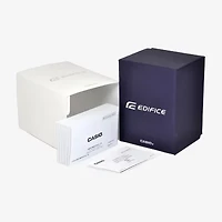 Casio Ediface Mens Silver Tone Stainless Steel Bracelet Watch Efr539de-2av