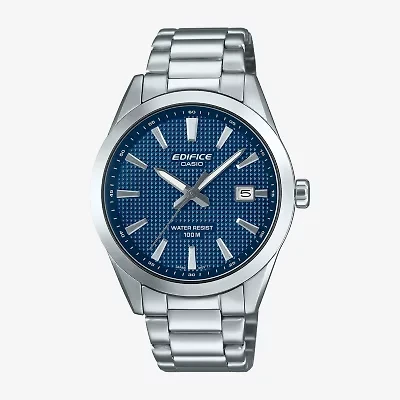 Casio Ediface Mens Silver Tone Stainless Steel Bracelet Watch Efv160d-2av
