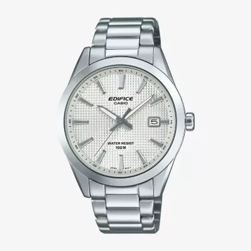 Casio Ediface Mens Silver Tone Stainless Steel Bracelet Watch Efv160d-7av