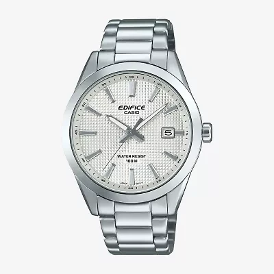 Casio Ediface Mens Silver Tone Stainless Steel Bracelet Watch Efv160d-7av