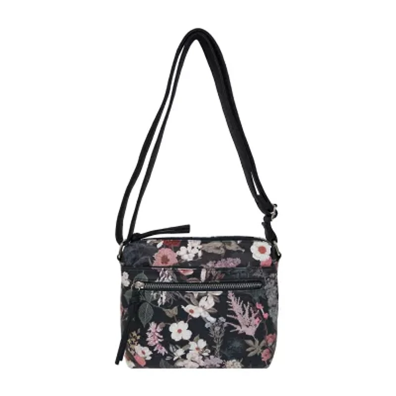 Bueno of California Floral Mini Crossbody Bag