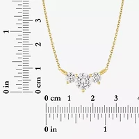 G-H / Si2-I1) Womens / CT. T.W. Lab Grown White Diamond 10K Gold 18 Inch Pendant Necklace