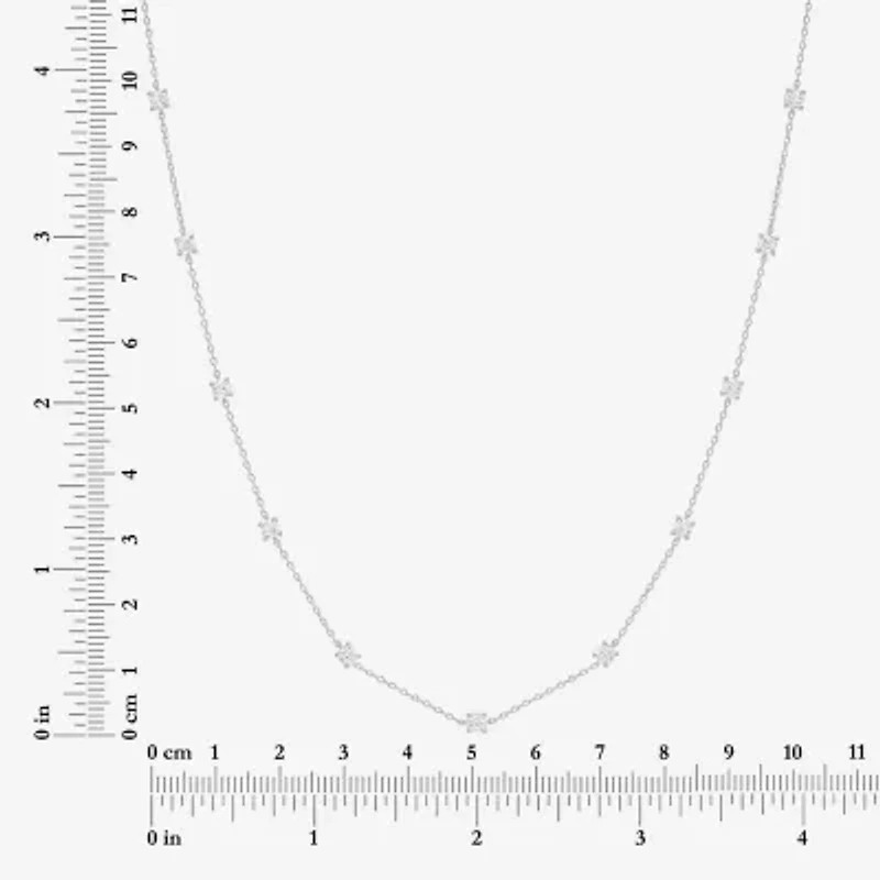 Diamond Addiction (G-H / Si2-I1) Womens 2 CT. T.W. Lab Grown White 10K Gold Inch Pendant Necklace