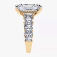 Grown Gorgeous Signature By Modern Bride G/Vs2-Si1 Womens 8 1/4 Ct. T.W. Lab White Diamond 14K Gold Side Stone Engagement Ring