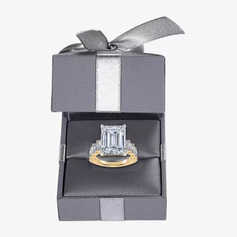 Grown Gorgeous Signature By Modern Bride G/Vs2-Si1 Womens 8 1/4 Ct. T.W. Lab White Diamond 14K Gold Side Stone Engagement Ring