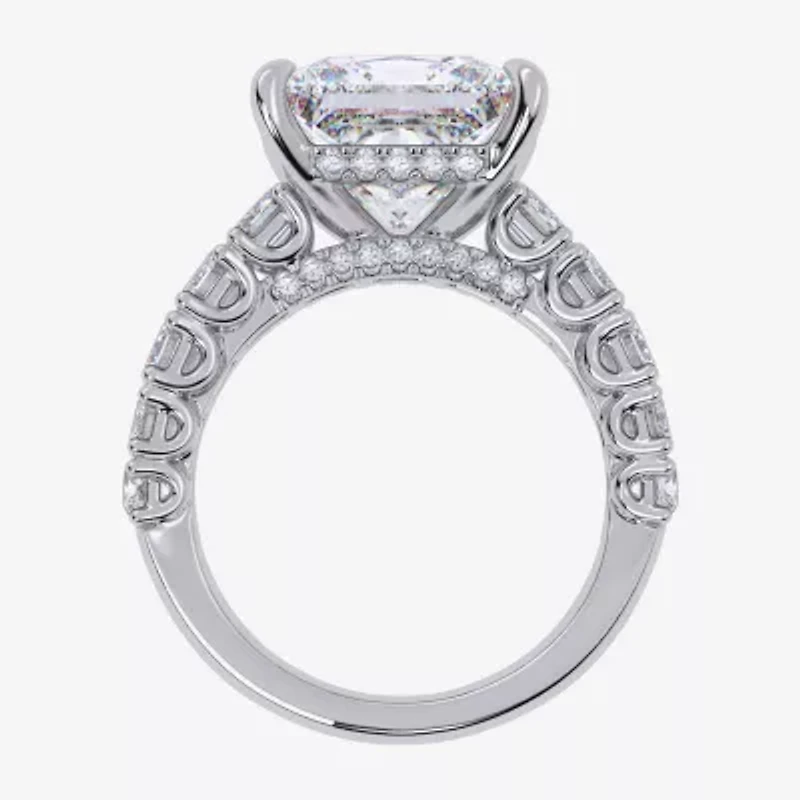Signature By Modern Bride (G, Vs2-Si1) Womens 8 1/4 Ct. T.W. Lab Grown White Diamond 14K Gold Side Stone Engagement Ring