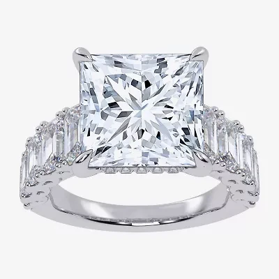 Signature By Modern Bride (G, Vs2-Si1) Womens 8 1/4 Ct. T.W. Lab Grown White Diamond 14K Gold Side Stone Engagement Ring