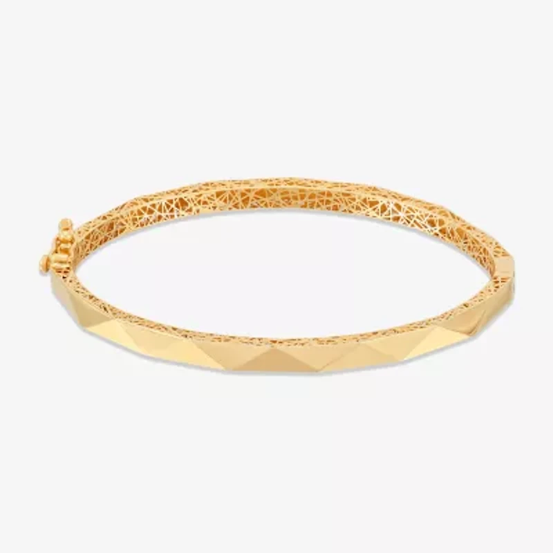 Gold Addiction Womens 10K Gold Bangle Bracelet