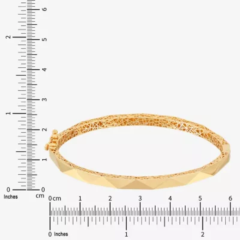 Gold Addiction Womens 10K Gold Bangle Bracelet