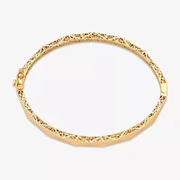 Gold Addiction Womens 10K Gold Bangle Bracelet