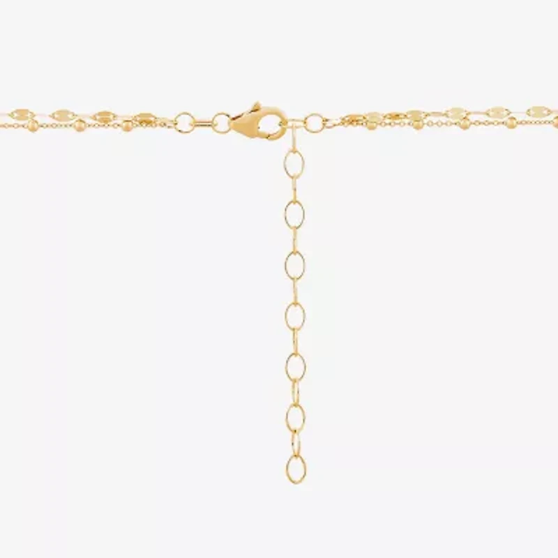 Gold Addiction Womens 10K Gold 18 Inch Chain Necklace