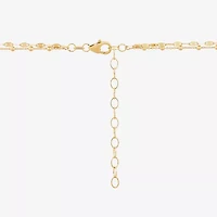 Gold Addiction Womens 10K Gold 18 Inch Chain Necklace