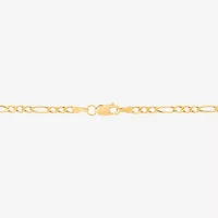Unisex 14K Gold 13 Inch Figaro Chain Necklace