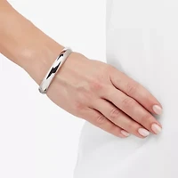 Silver Addiction Womens Sterling Silver Bangle Bracelet