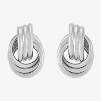 Silver Addiction Sterling Silver 14mm Stud Earrings