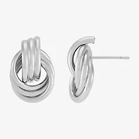 Silver Addiction Sterling Silver 14mm Stud Earrings