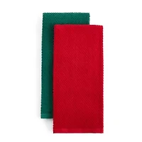 North Pole Trading Co. Holiday Stripe 4-pc. Kitchen Towel Set